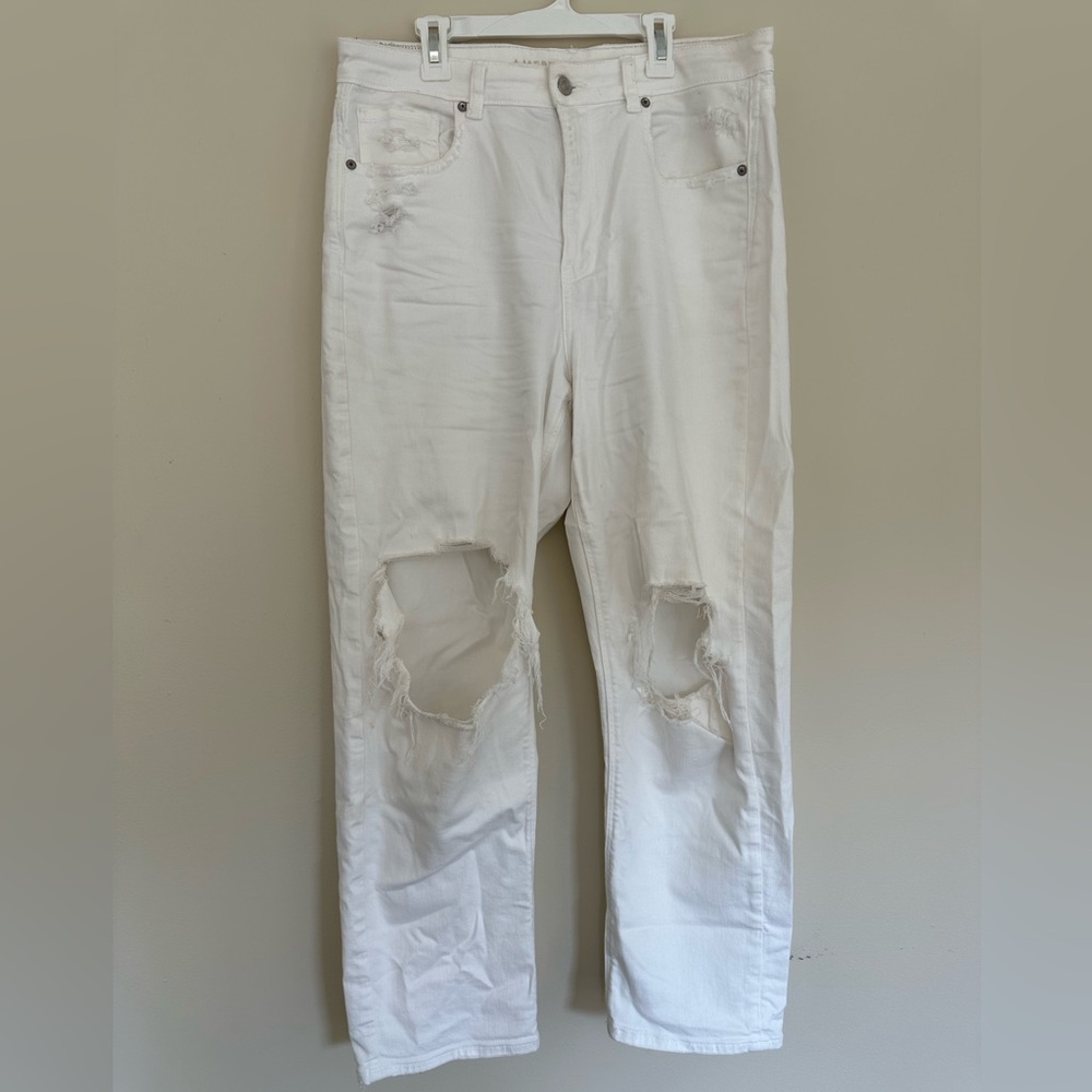 White Ripped Jeans